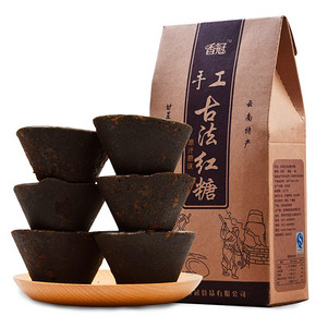 云南特产# 香冠 纯手工古法黑红糖 800g 18.9元包邮(28.9-10券)