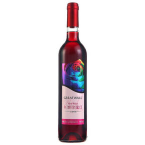 Great Wall 长城 玫瑰红甜型葡萄酒 750ml*2瓶 43元
