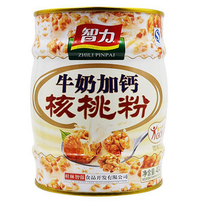 智力 牛奶加钙核桃粉404g*2 26.9元包邮(31.9-5券)