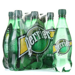 Perrier 巴黎水 天然含气矿泉水 原味 500ml*6瓶 19.9元