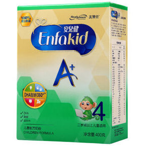 美赞臣 安儿健 A+儿童配方奶粉 4段 400g 46元(≥3件)