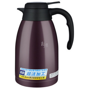 Tiger虎牌 不锈钢便携式热水瓶 葡萄紫 1.6L 199元包邮(349-150)