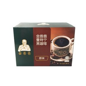 醒神醒脑# 金爸爸 曼特宁黑咖啡 80g 9.9元包邮