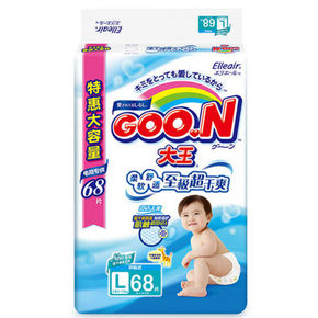 GOO.N 大王 维E系列 婴儿纸尿裤 L68 107元(95+12)
