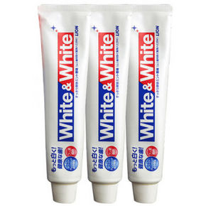 狮王 White&white 美白牙膏 150g*3支 折29.8元(159-60)