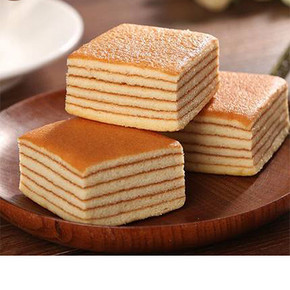 早餐茶点新选# 回头客 千层蛋糕 1000g 39.9元包邮(49.9-10券)