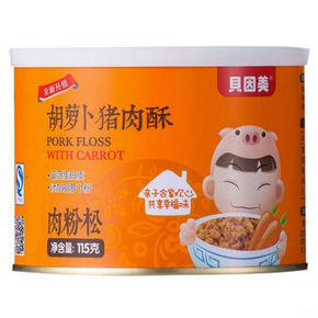 Beingmate 贝因美 胡萝卜猪肉酥 115g 折12元(买4免1)