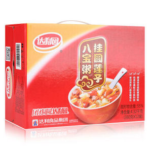 达利园 桂圆莲子八宝粥箱装 360g*12罐 28.9元