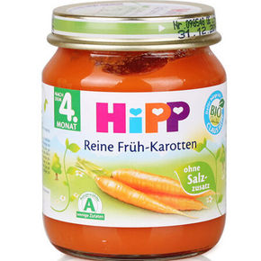 HiPP 喜宝 有机胡萝卜泥 4个月以上 125g 11.1元(9.5+1.8)