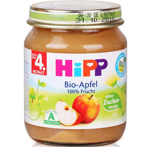 HIPP 喜宝 免敏苹果泥 4个月以上 125g 11.7元(9.9+1.8)