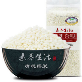 素养生活 五谷杂粮 有机糯米 550g 折3.9元(买2免1)