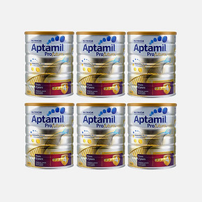 黑五0点必抢# Aptamil爱他美白金版婴儿奶粉4段 900g*6罐  779.9元包邮
