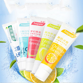 乐益 水果味美白牙膏套装70g*5 19.9元包邮(39.9-20券)