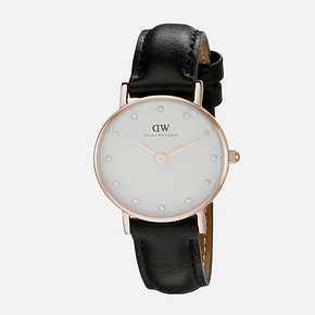 Daniel Wellington 超薄时尚镶钻女士手表金色0908DW  359.99元包邮