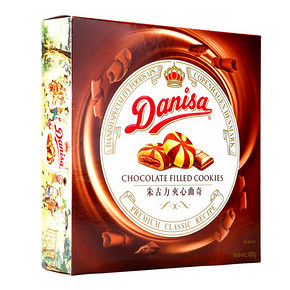 Danisa 皇冠 丹麦风味曲奇 180g* 6盒 39.5元包邮(79-39.5)