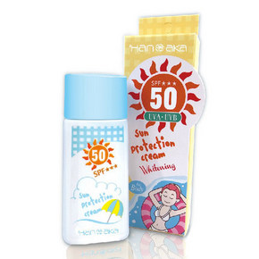 台湾 Hanaka 花恋肌 清爽防晒霜 SPF50 40ml 19元包邮