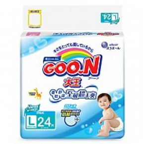 GOO.N 大王 维E系列 婴儿纸尿裤 L24片 39元