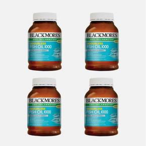 Blackmores 深海鱼油无腥味400粒 1000mg*4瓶 369.99元包邮