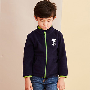 前1000名# snoopy 童装摇粒绒外套 折39元(59返20元)