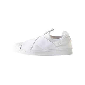 38码特价# adidas 三叶草交叉带贝壳头 白色  406元包邮(399+47-40券)