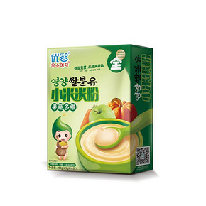 优智  婴儿果蔬小米米粉全段 250g  19.9元包邮(39.9-20券)
