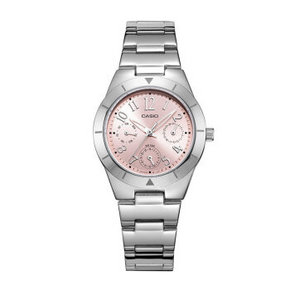 CASIO 卡西欧 手表指针系列 女士钢带时尚手表 199元包邮