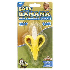 安全健康# Baby Banana 香蕉宝宝 婴儿硅胶磨牙棒 39元(2件包邮)