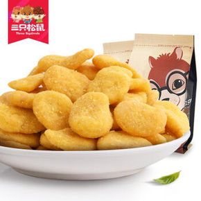 三只松鼠 蟹香蚕豆 205g 1元