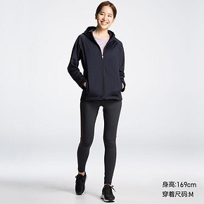 UNIQLO 优衣库  摇粒绒拉链连帽女士运动开衫 169元