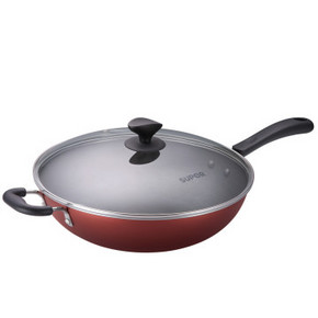 Supor 苏泊尔 炫彩易洁不粘炒锅 32cm 折79.5元(159，199-100)
