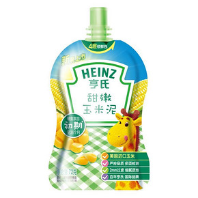 Heinz 亨氏 甜嫩玉米泥 72g 1元