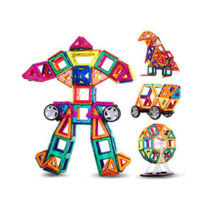 李维嘉代言# 贵派仕 儿童玩具磁力片90件套 送收纳盒 24.9元包邮(39.9-15券)
