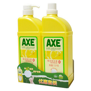 前3分钟# AXE 斧头牌 柠檬洗洁精1.18kg*3瓶+250ml*2瓶 29.9元包邮(39.9-10)