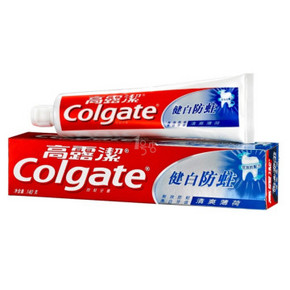 Colgate 高露洁 健白防蛀牙膏 140g 折5.4元(买1送1)