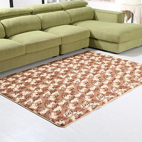 艾美吉尔 加厚长方形简约珊瑚绒地毯 0.63*1m 10.4元包邮(15.4-5券)