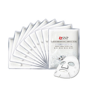 韩国 SNP 嫩白安瓶精华面膜 10片 69.3元(62+7.3)