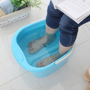 泡个痛快脚# 澧品 加厚加高养生泡脚桶 19.9元包邮(29.9-10券)
