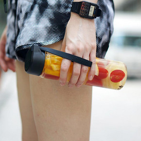 安全耐摔# 优道 户外运动水杯塑料杯子 500ml 19元包邮(69-50券)