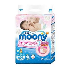 moony 尤妮佳 婴儿纸尿裤 M64片 76元(68+8)