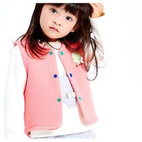 俞兆林 儿童保暖加厚纯棉马甲背心 24元包邮(39-15券)