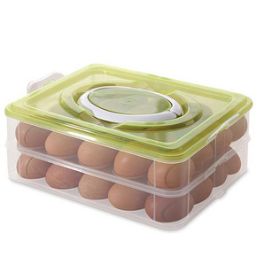 蛋蛋的家# 南峰 冰箱收纳保鲜鸡蛋盒子 40格  16.9元包邮(19.9-3券)