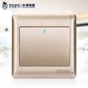 小额红包好去处# 托浦 单开单控开关插座面板 1.8元包邮