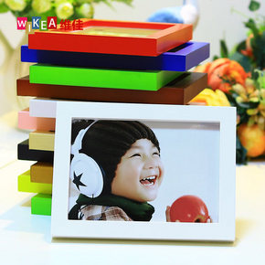 小额红包好去处# 维佳框业 实木挂墙相框摆台 5寸 2.3元包邮