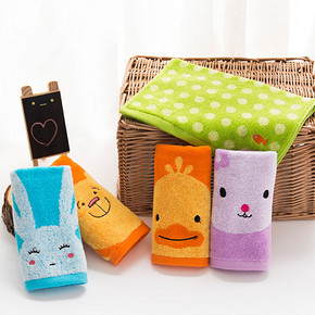 手慢无# 洁丽雅 纯棉吸水印花毛巾 1.5元包邮(6.5-5券)