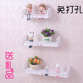 手慢无# 简幕 免打孔壁挂置物架 0.39元包邮(5.39-5券)