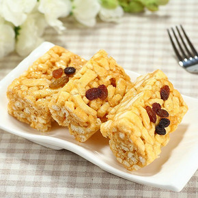 松软粘香# 凯利来 葡萄味沙琪玛1kg 19.8元包邮(24.8-5券)