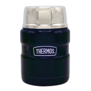 美版 THERMOS 膳魔师 不锈钢焖烧杯 带勺子 午夜蓝 470ml 144.4元(129+15.4)