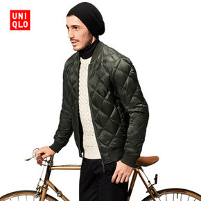 UNIQLO 优衣库 男士高级轻型羽绒罗纹茄克 299元包邮