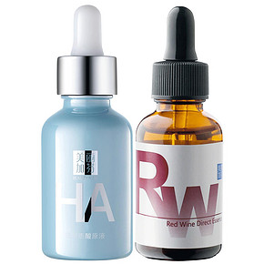 美丽加芬 透明质酸原液+红酒多酚原液 30ml*2瓶 29元包邮(108-80券)