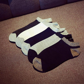 买一送一# RRVF 浅口棉质短袜 5双装 折7.5元(双重优惠)